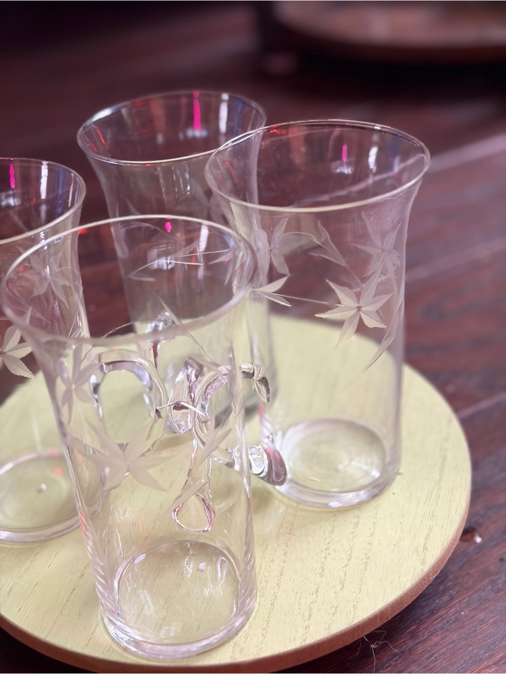 Vintage Princess House “Heritage” glasses Set of 4